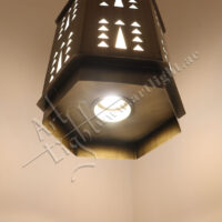 SYLA 471 - Art Light Brass Hanging Lantern