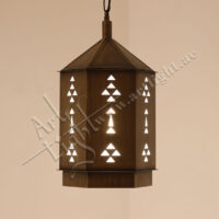 SYLA 471 - Art Light Brass Lantern