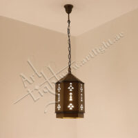SYLA 471 - Art Light Brass Hanging Lantern