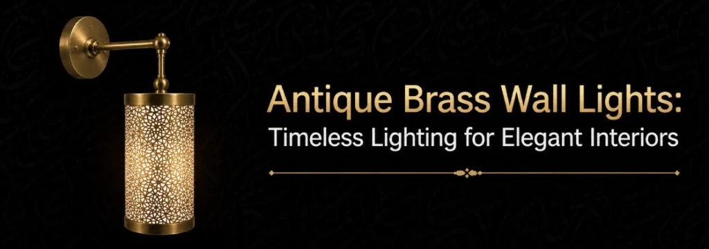 Antique Brass Wall Lights_ Timeless Lighting for Elegant Interior