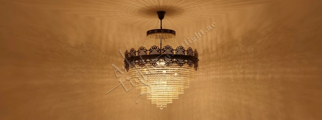 Chandelier for High Ceiling Living Room